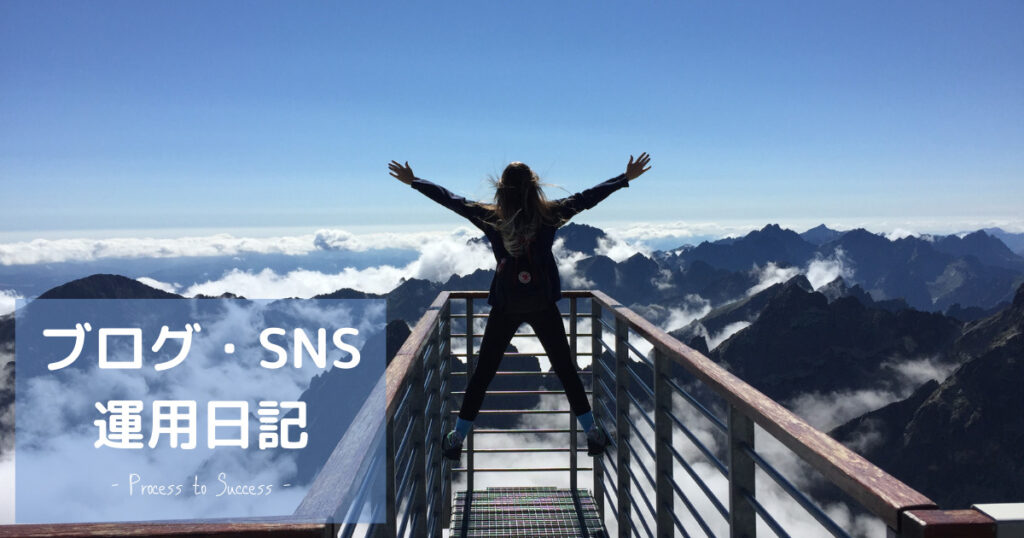 ブログ・SNS運営日記 process to success 1 -